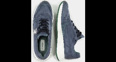 McGregor Heren Sneakers - Blauw - Lage Sneakers - Nubuck - Veters