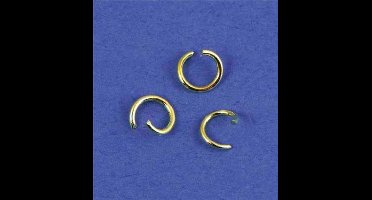 Split Ring, 5mm, Gold 50pcs