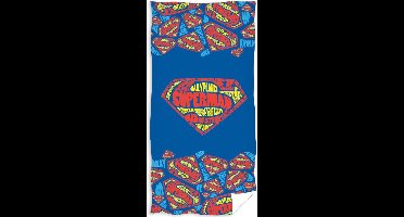 Warner Bros- Superman - Strandlaken - 70x140 cm - 100% katoen- grote print