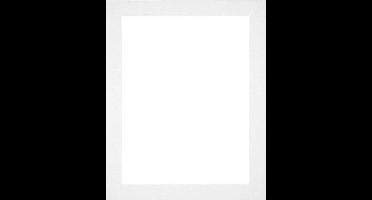 Passe-Partout Fotomaat 20x25 cm - Lijstmaat 28x35 cm - Wit - Museumkarton - Fotolijst niet inbegrepen