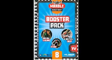 Marble Racetrax - Knikkerbaan - Racebaan - Booster Pack - Uitbreidingspakket - 8 Sheets