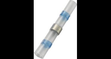 TRU COMPONENTS 736437 Stootverbinder Met krimpkous 1 mm² 2.50 mm² Volledig geïsoleerd Blauw 20 stuk(s)