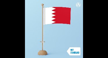 Tafelvlag Bahrein 10x15cm | met standaard