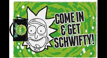 Rick And Morty Get Schwifty Unisex Deurmat - meerkleurig - Standard