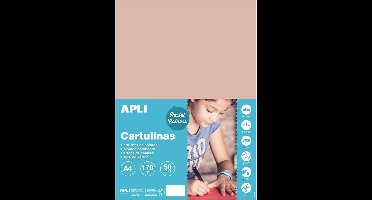 APLI Zalmroze Karton A4 170 g/m² - 50 vel