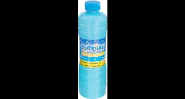 Fles bellenblaas 1Liter | navulling bellenblaas - Blauwe fles