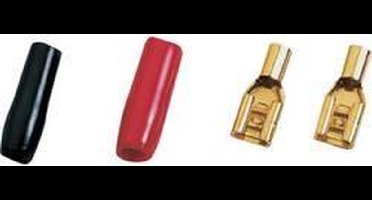 Sinuslive Car-HiFi luidspreker stekkerset 1 x 2.5 mm² Verguld