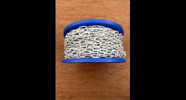 Sierketting 50 M x 15 x 2 Wit gelakt. DeltafiX.