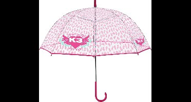 K3 Paraplu 54 cm - Dromen - Transparant/roze