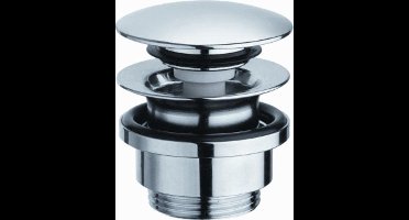 Raminex Up&Down Afvoerplug H6.5cm Messing Chroom