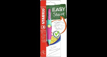 STABILO EASYergo 1.4 - Ergonomisch Vulpotlood - Linkshandig - Navulbaar - Turquoise/Neon Roze - Dunne Potloodvulling 1,4 mm