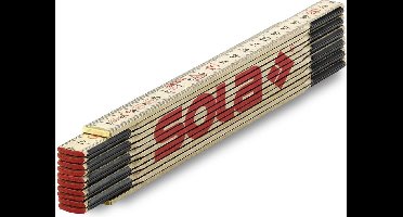 Sola H 2.4/12 Vouwduimstok - Hout - 2,4m