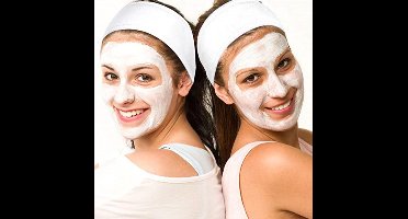 Hiden - Spa hoofdband - Hoofdband Dames - Haarband Dames - Haarband Make up - Haaraccessoires - Make up - Badkamer - Wit