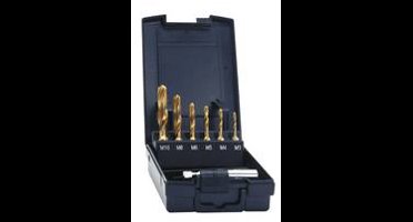 Exact 05930 Combinatietapboor 7-delig Metrisch M3, M4, M5, M6, M8, M10 Rechtssnijdend HSS 1 set(s)