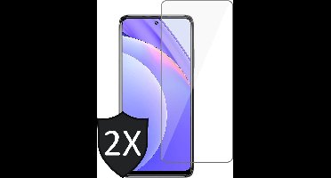 Screenprotector geschikt voor Xiaomi Mi 10T Lite - Glas Screen Protector - 2 Stuks