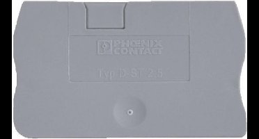 Phoenix Contact D-ST 2,5 Eindplaat rijgklem
