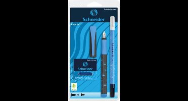 Schneider vulpen set - Easy - blauw - set vulpen - inktwisser - inktpatronen - S-74390