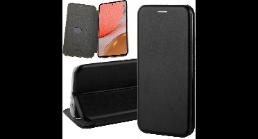 Hoesje geschikt voor Samsung Galaxy A72 - Portemonnee Book Case - Zwart