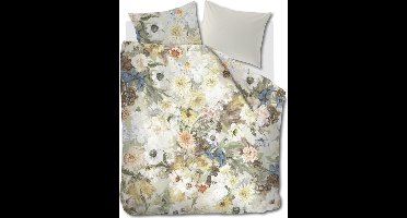 At Home by Beddinghouse Forever Flowers dekbedovertrek - Tweepersoons - 200x200/220 cm - Groen