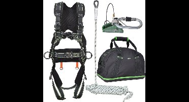 Kratos Complete set valbeveiliging Comfort - Daken / Afdalen 30mtr - Maat M-L