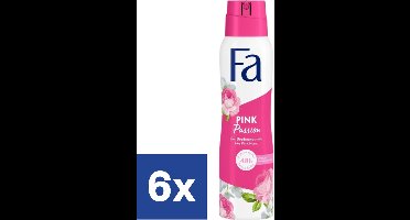 Fa Deo Spray Pink Passion - 6 x 150 ml