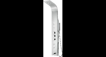 Douchepaneel - Douchekolom - Douchezuil - Lonis Santi - 160x20cm - Thermostatisch - RVS - Chroom