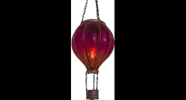 Deltaline - Luchtballon Solar Tuinverlichting - Buitenlamp op Zonne-energie - Sfeervolle Tuinverlichting - Energiezuinige Solar Lamp voor Buiten - Decoratieve Zonne-energie Tuinlamp
