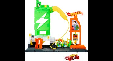 Hot Wheels City Elektrische Laadstationauto Transparant