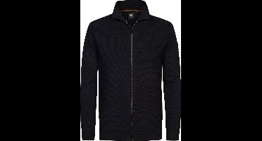Petrol Industries - Heren Gebreid Vest Unalaska - Blauw - Maat XXL