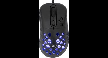 Witte Shark - AZRAEL-B - Gaming muis - 12800 - Zwart