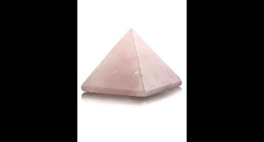Piramide Edelsteen Roze Kwarts (25 mm)