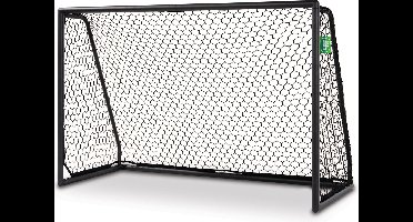 EXIT Scala Aluminium Voetbaldoel 180x120cm - Weerbestendig - Voetbal Goal - Voor Kinderen - Tuin - Zwart