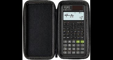 Casio fx-85ES Plus 2nd edition incl. WYNGS Beschermhoes Zwart - Wetenschappelijke Rekenmachine - Basis Pakket