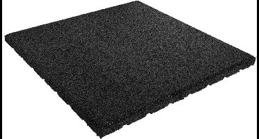 IVOL Rubber tegel 25 mm - 50 x 50 cm - Zwart