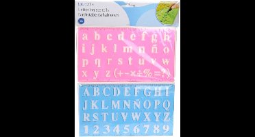 Lifetime Alfabet en Letter Sjabloon A t/m Z, 2 Delig