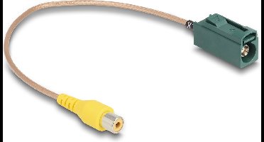 Delock Cable FAKRA E jack to RCA jack RG-179 32 cm