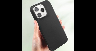 Mayaxess, Hoes Geschikt voor Apple iPhone 15 Pro Flexibele bescherming, Zwart