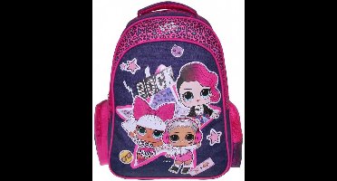 LOL Surprise - Rugzak - 46 cm hoogte - 3 vakken - A4 map formaat - Kwalitatief Hoogwaardig model