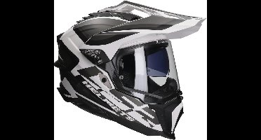 LS2 Helm Explorer Alter MX701 mat zwart / wit maat XS