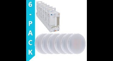 LED's Light LED Lampen met GX53 fitting - Dimbaar koud wit licht - 6W/48W - 6PACK