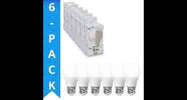 LED's Light LED Lampen E27 - 806 lm - Koud wit licht - 6 lampen - Lamp