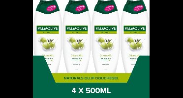 Palmolive Naturals Olijf Douchegel - 4 x 500ml - Douchecrème - Voordeelverpakking