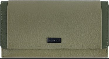bugatti Portemonnee Ladies Long Wallet With Flap Green Kaki