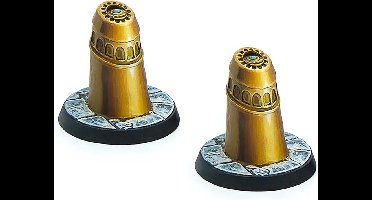 The Elder Scrolls: Call To Arms - Dwemer Markers and Tokens - Miniature Game - Ongeschilderd