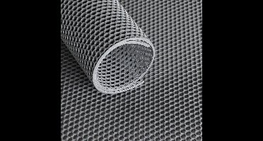 Ultra Grip Rastermat met Honingraatstructuur 120 cm Grijs - per strekkende meter