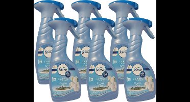 Lenor Febreze Textielverfrisser Spray - VOORDEELVERPAKKING - Bermuda vibes - | 6x 500ml | Verwijdert nare geuren