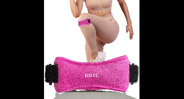 BOTC Patellabrace - Knie Strap - Patellabandje - Ondersteuning voor de Knie & Patella - Patellabandje - Kniebrace - Kniestrap - Roze