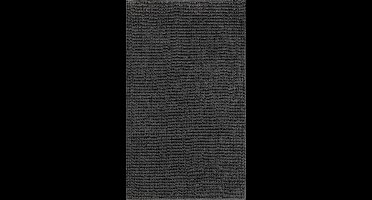 Wecon home Basics - Balu - Badmat - 70x120 cm - grijs antraciet - Basic Chenille Douchemat met Noppenstructuur – Super Zacht & Comfortabel – Wasbaar & Antislip – Absorberend
