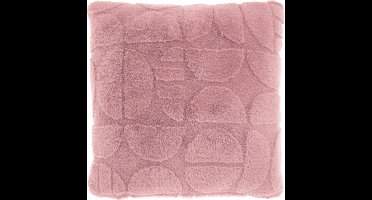 Unique Living Sierkussen Milan - Polyester - Roze - 45 x 45 x 0 cm (BxHxD)