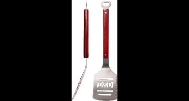 Spatel Dad - Bakspatel - Flesenopener - Chique Design Met Houten Handvat